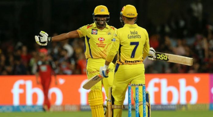 IPL 2018 – CSK vs RCB: Dhoni, Rayudu raze down 206 in blaze of sixes