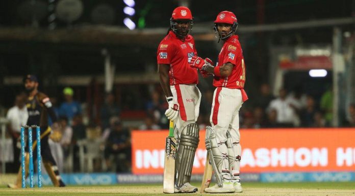 IPL 2018 – KKR v KXIP: Gayle, Rahul power Punjab to 9-wicket win in rain-curtailed match