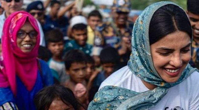 Priyanka Chopra visits Rohingya refugee camps in Bangladesh, appeals fans to support their children