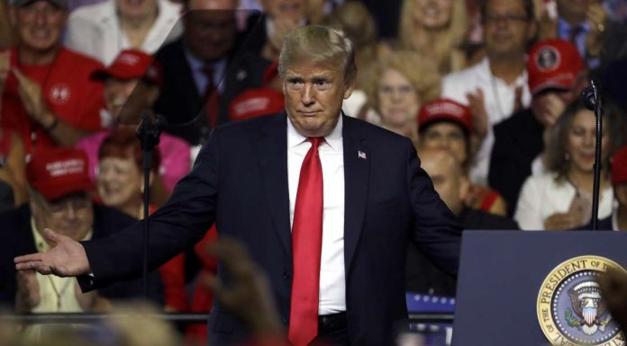 Trump at rally makes false claim on photo IDs for groceries