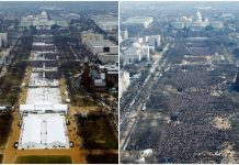 Revealed: Trump inauguration crowd photos were edited after he intervened