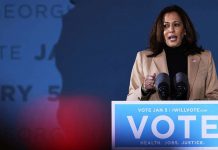 Kamala Harris lambasts Trump call with Georgia officials as ‘bold abuse of power’