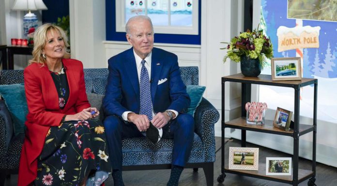 Parent uses right-wing slur during Biden call with NORAD Santa tracker