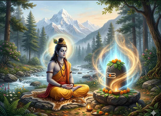 Why did Krishna worship Shiva despite being God himself?